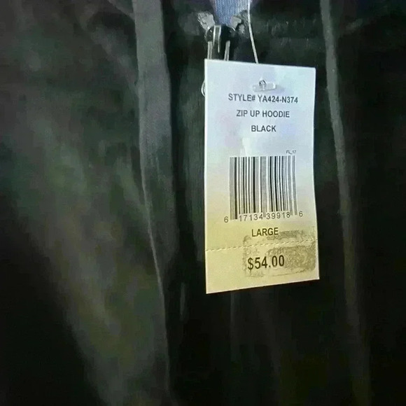 Cut & Paste Cropped Zip Jacket, Women's Size L, Black - Picture 3 of 5